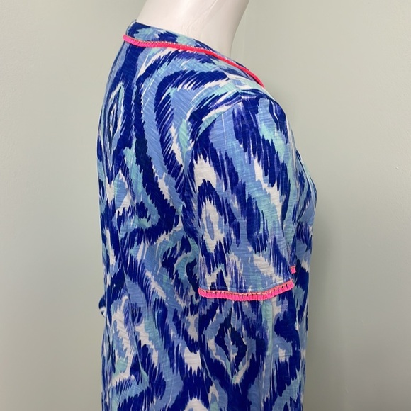 Lilly Pulitzer Kalissa Knit Tunic Skipped a Beach Allover size small - Picture 6 of 9